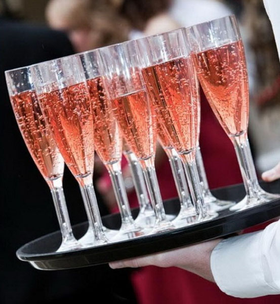 картинка розовое шампанское