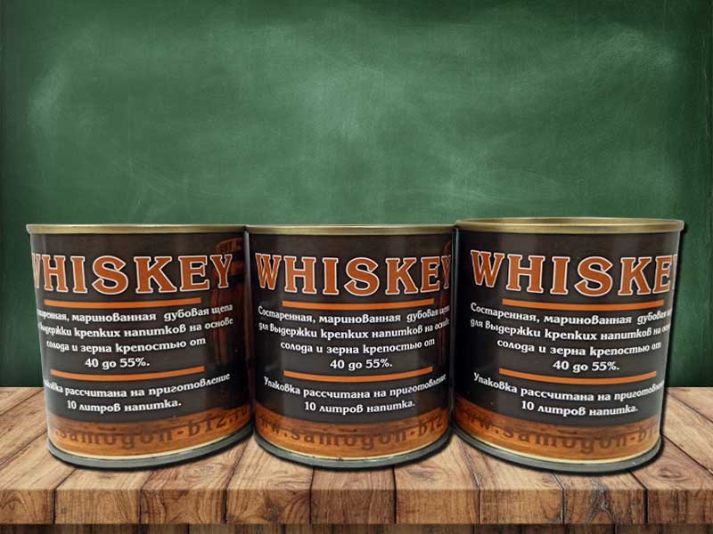 Набор маринованной щепы  Whiskey 3 шт.