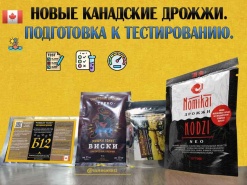 Новые канадские дрожжи.  Подготовка к тестированию.